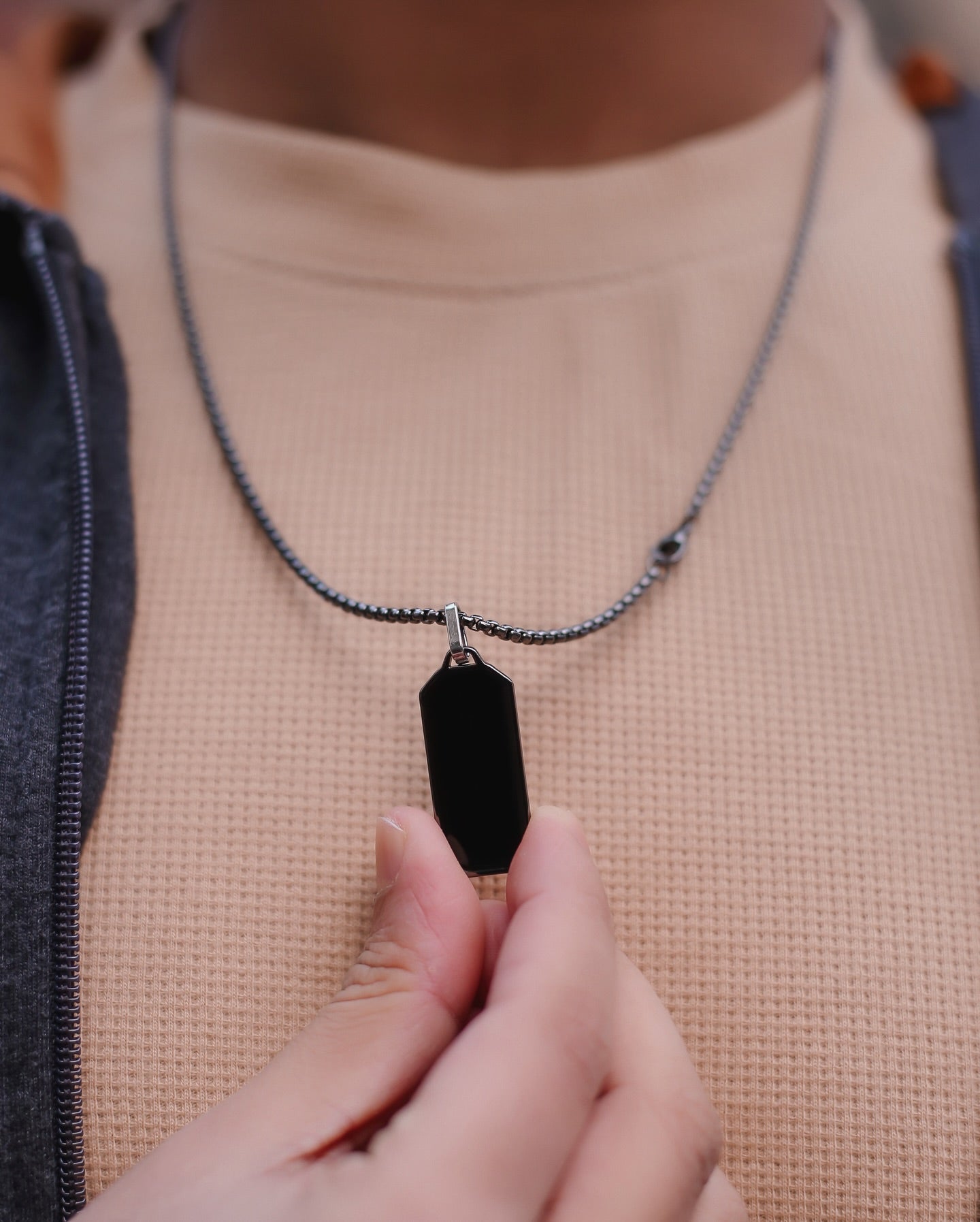 Obsidian Valor Necklace