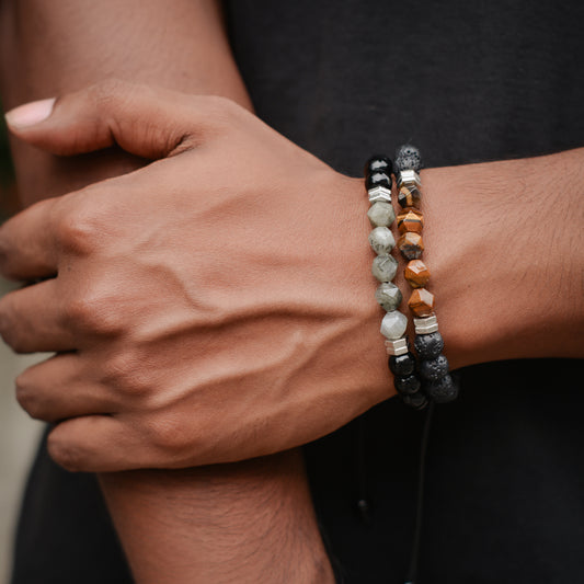 Mixed Tiger’s Eye Beads Bracelet