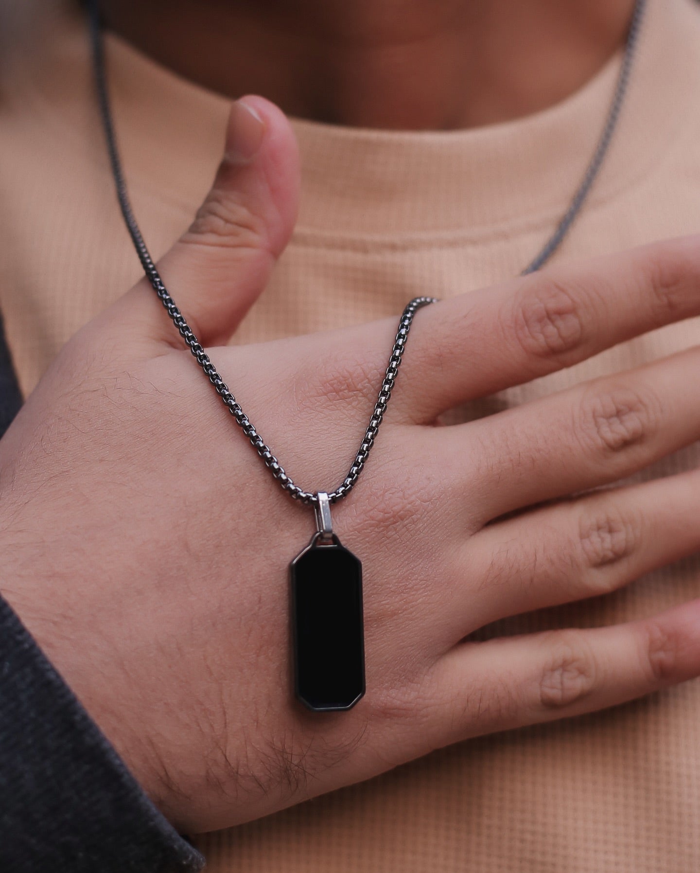 Obsidian Valor Necklace