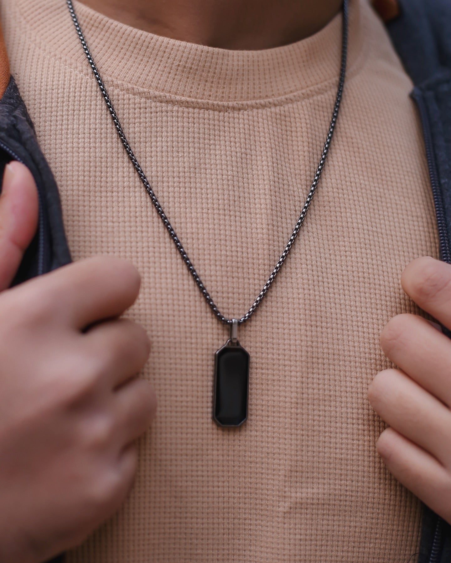 Obsidian Valor Necklace