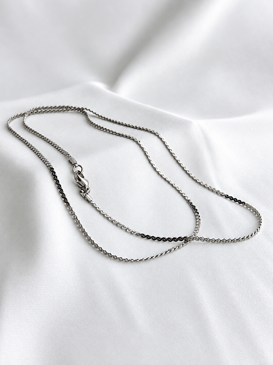 Twisted Silver Chain