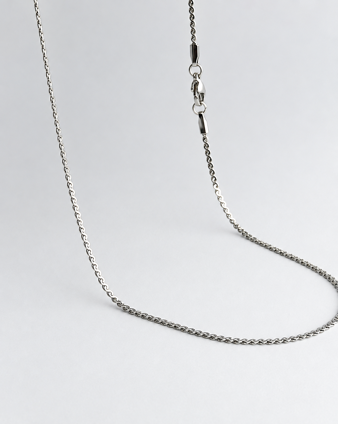 Twisted Silver Chain