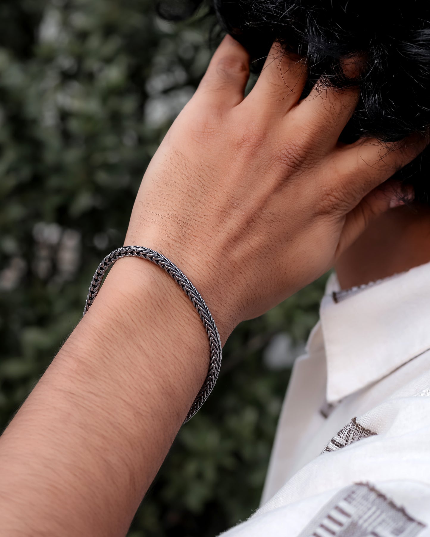Steel Weave Bracelet