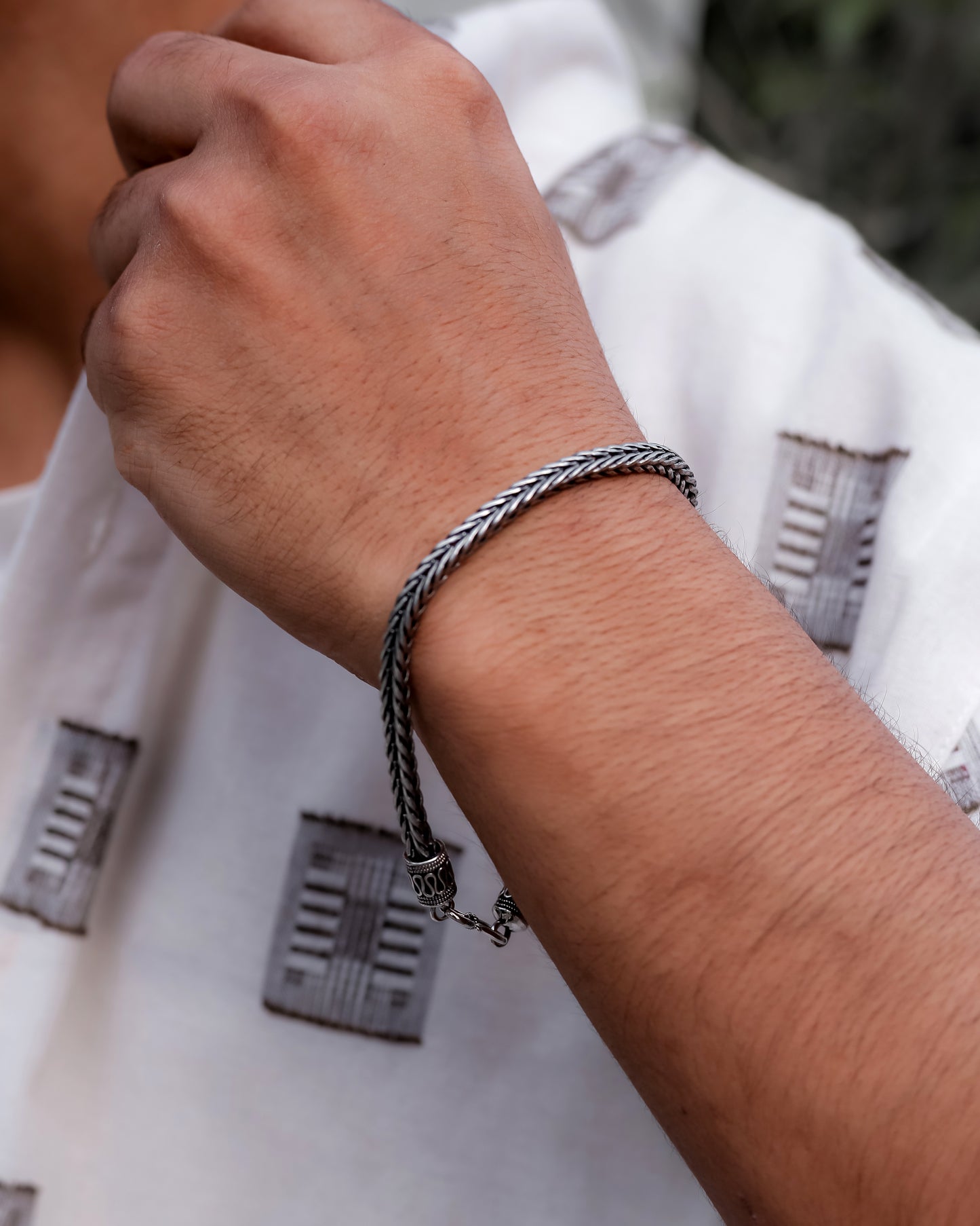 Steel Weave Bracelet